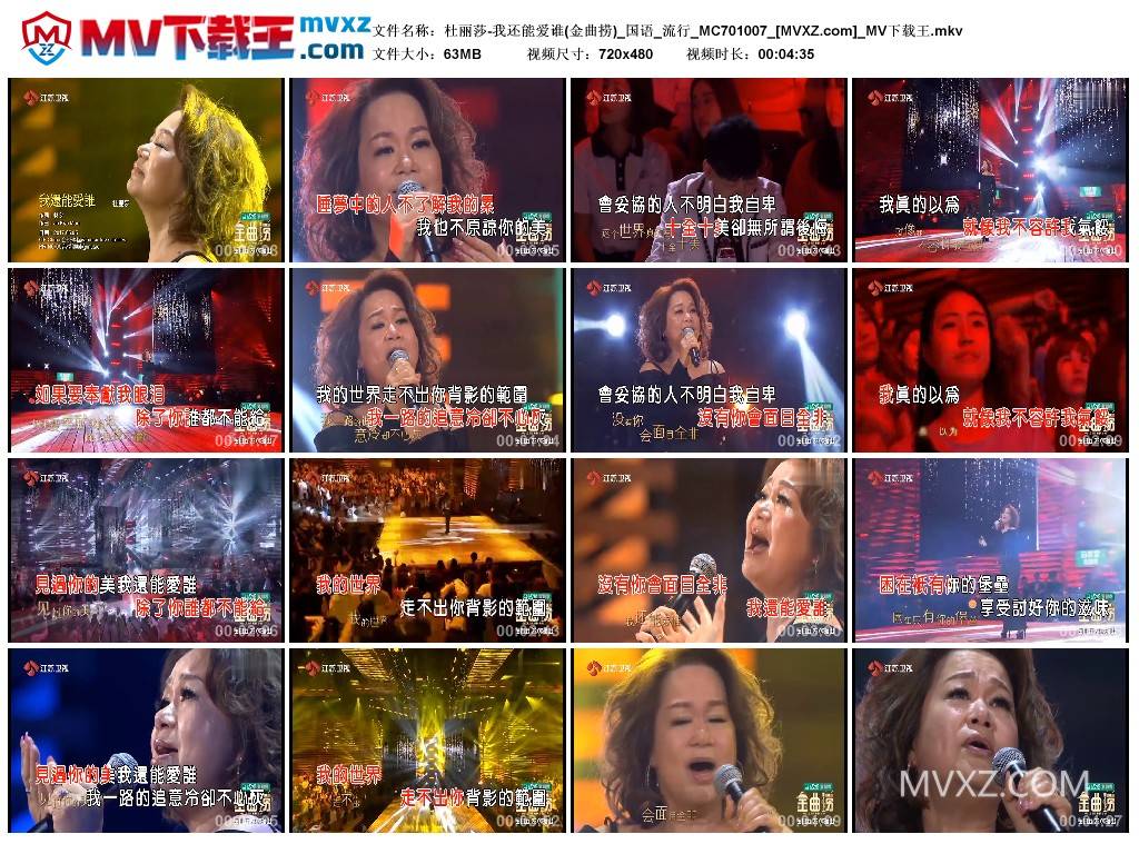 杜丽莎-我还能爱谁(金曲捞)_国语_流行_MC701007